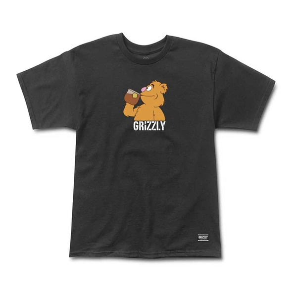 Grizzly Slow Sip SS Tee - Black