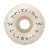 Spitfire Classic 54mm Wheels - Blk/Silver back