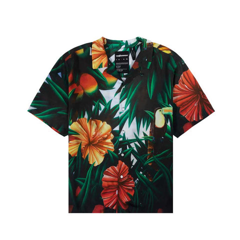 The Hundreds Blooming SS Woven - Forest Green
