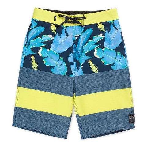 Vans Boys Era Boardshort - Dress Blues Bonsai Leaf