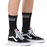 Vans  Classic Crew 3pk Socks - Black with Shoes
