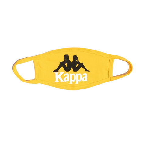 Kappa Authentic Wikt Face Mask - Yellow